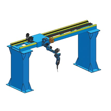 龙门式单轴吊装直线行走系列地轨