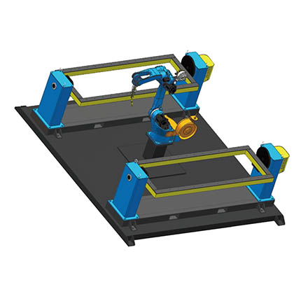 单轴变位机工作站